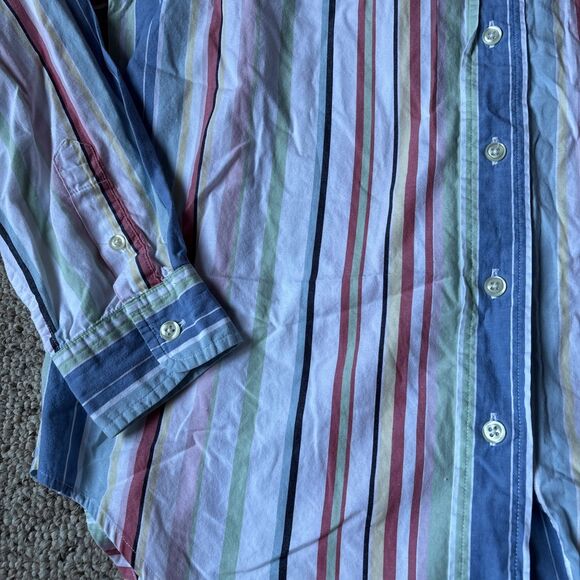 Lauren Raul’s Lauren Women’s Button Up 12P Multi Stripe - Picture 4 of 5
